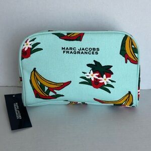 Marc Jacobs Pouch Cosmetic Case Beauty Organizer Hawaiian Print Tropical Bag NWT